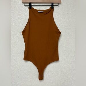 REORIA Brown Bodysuit Size Medium